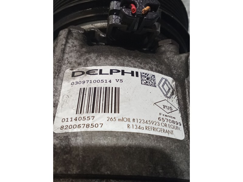 Recambio de compresor aire acondicionado para renault laguna ii (bg0/1_) 1.9 dci (bg1a, bg1v) referencia OEM IAM 03097100514 820