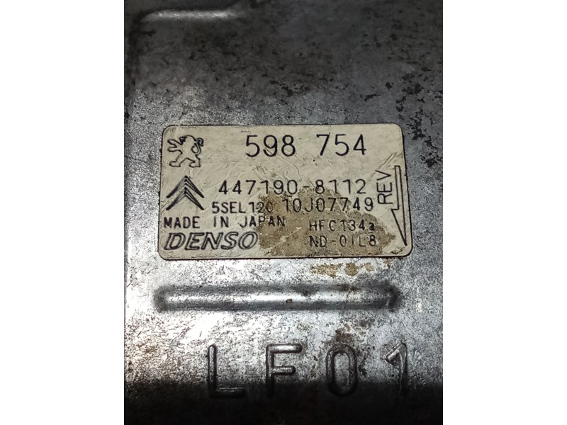 Recambio de compresor aire acondicionado para peugeot 308 premium referencia OEM IAM 4471908112 10J07749 598754 07