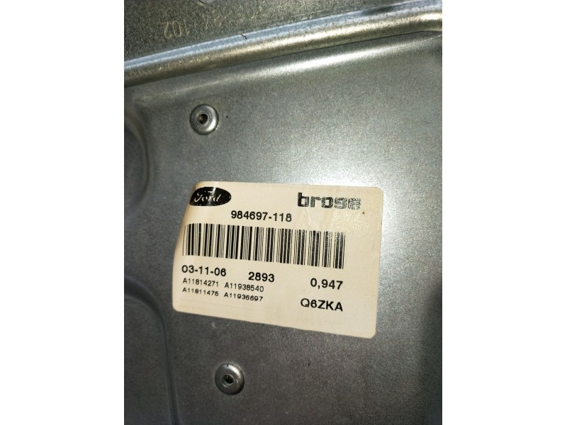 Recambio de elevalunas delantero derecho para ford focus ii (da_, hcp, dp) 1.8 tdci referencia OEM IAM 984697118 A11814271 A1193