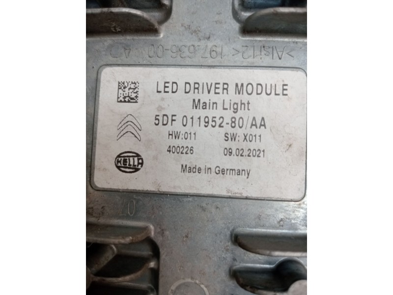 Recambio de faro derecho para citroën c5 aircross (ac_, aj_, ar_, a4_) 1.5 bluehdi 130 (acyhzj, acyhzr) referencia OEM IAM 98169