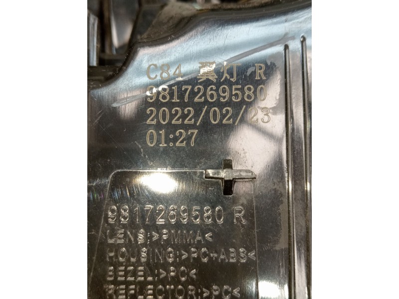 Recambio de piloto trasero derecho para citroën c5 aircross (ac_, aj_, ar_, a4_) 1.5 bluehdi 130 (acyhzj, acyhzr) referencia OEM