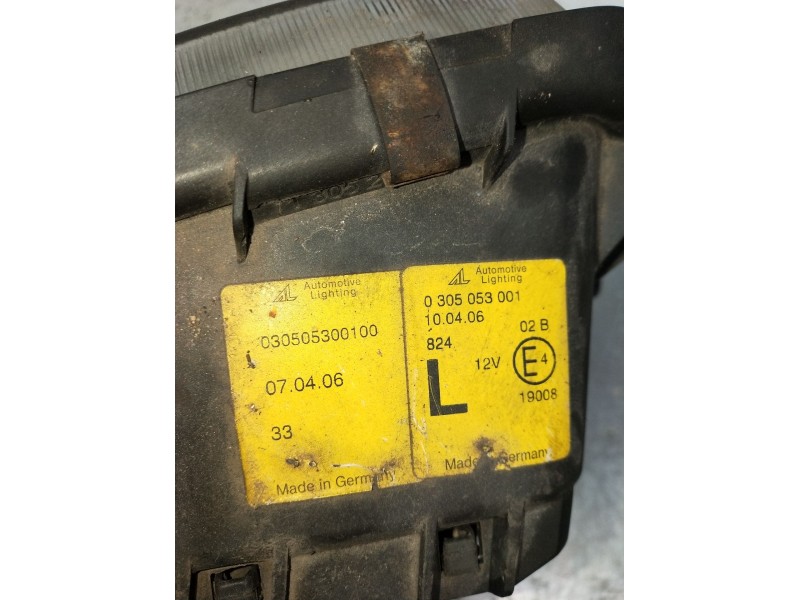 Recambio de faro antiniebla izquierdo para peugeot 306 hatchback (7a, 7c, n3, n5) 1.9 d referencia OEM IAM 0305053001  2000