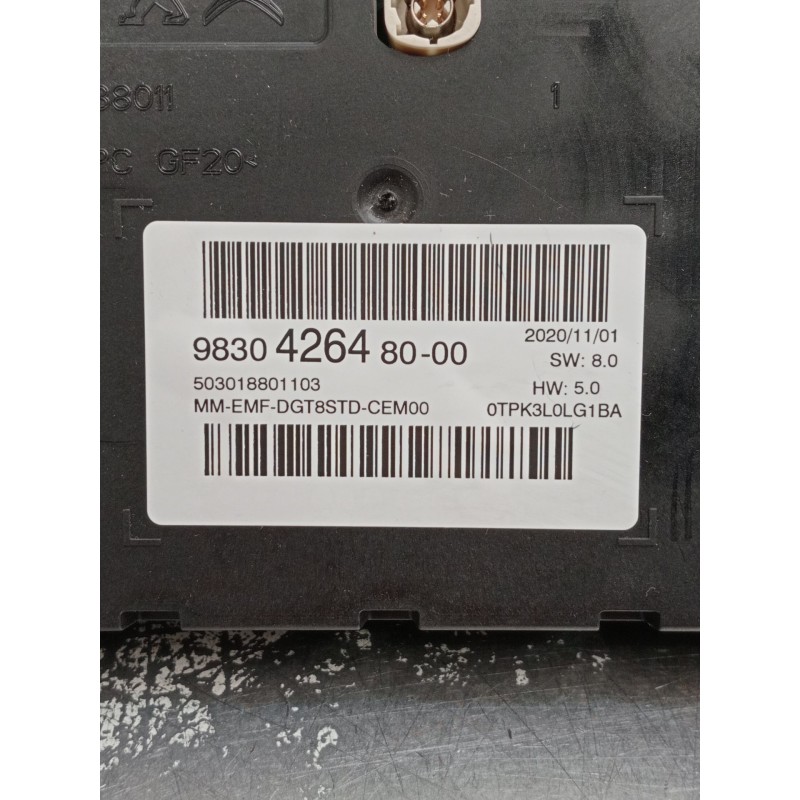 Recambio de pantalla multifuncion para citroën c5 aircross (ac_, aj_, ar_, a4_) 1.5 bluehdi 130 (acyhzj, acyhzr) referencia OEM 