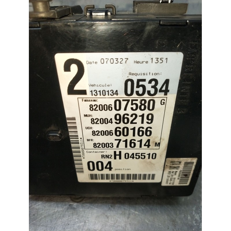 Recambio de caja reles / fusibles para renault laguna ii (bg0/1_) 1.9 dci (bg1a, bg1v) referencia OEM IAM 8200607580 8200496219 