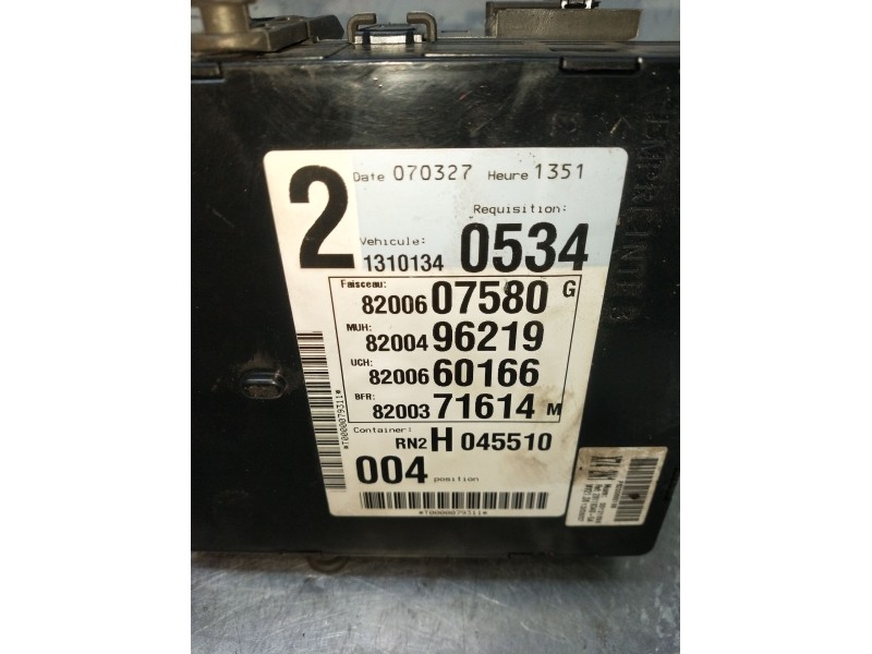 Recambio de caja reles / fusibles para renault laguna ii (bg0/1_) 1.9 dci (bg1a, bg1v) referencia OEM IAM 8200607580 8200496219 