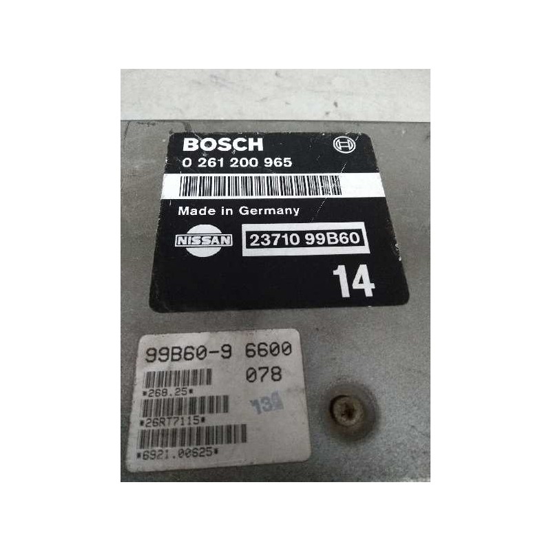 Recambio de centralita motor uce para nissan micra (k11) 1.3 16v cat referencia OEM IAM 0261200965 2371099B60 14