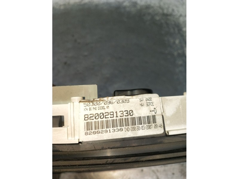 Recambio de cuadro instrumentos para renault laguna ii (bg0/1_) 1.9 dci (bg1a, bg1v) referencia OEM IAM 8200291330 8200291330 50