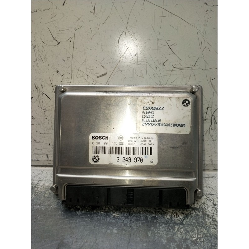 Recambio de centralita motor uce para bmw 3 (e46) 320 d referencia OEM IAM 0281001445 2249970 28RTE295 1998