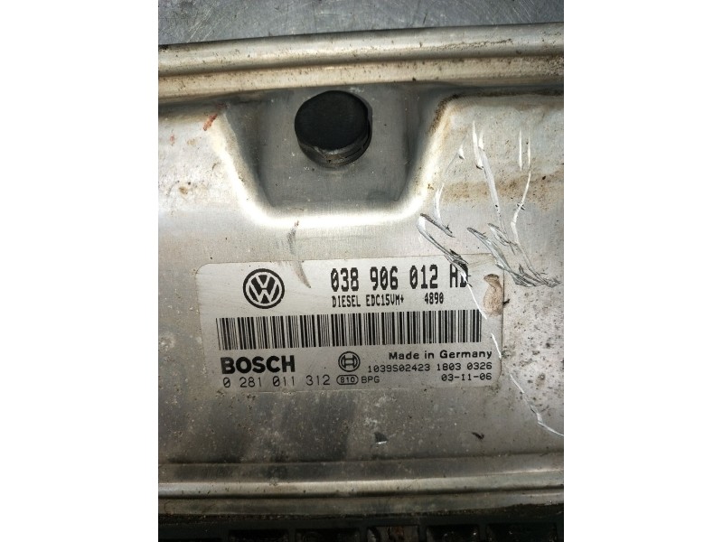 Recambio de centralita motor uce para seat toledo (1m2) referencia OEM IAM 0281011312 038906012HD 1039S02423 1999 EDC15UM