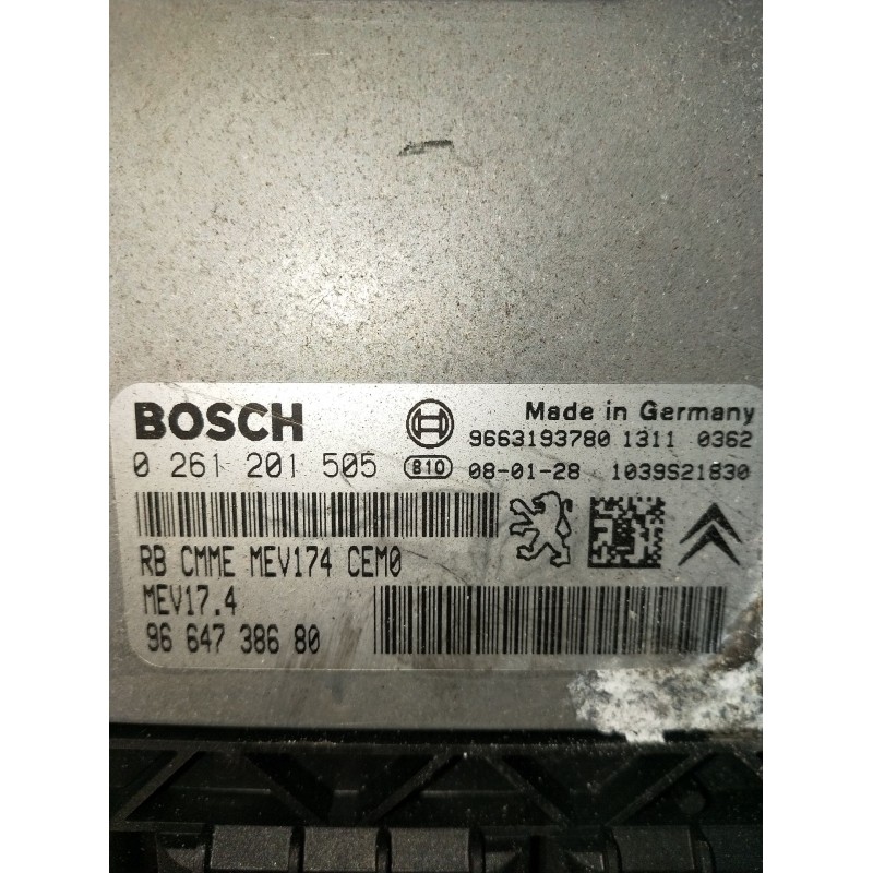 Recambio de centralita motor uce para peugeot 308 premium referencia OEM IAM 0261201505 9664738680 1039S21830 9663193780 2007