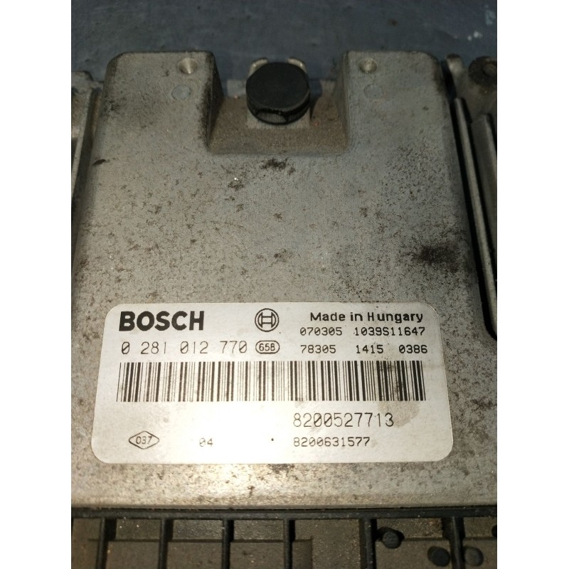 Recambio de centralita motor uce para renault laguna ii (bg0/1_) 1.9 dci (bg1a, bg1v) referencia OEM IAM 0281012770 8200527713 1