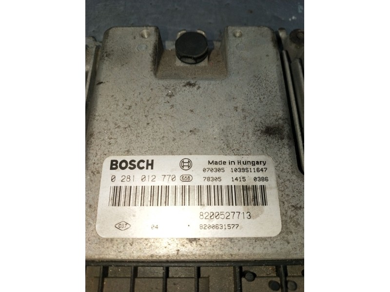 Recambio de centralita motor uce para renault laguna ii (bg0/1_) 1.9 dci (bg1a, bg1v) referencia OEM IAM 0281012770 8200527713 1