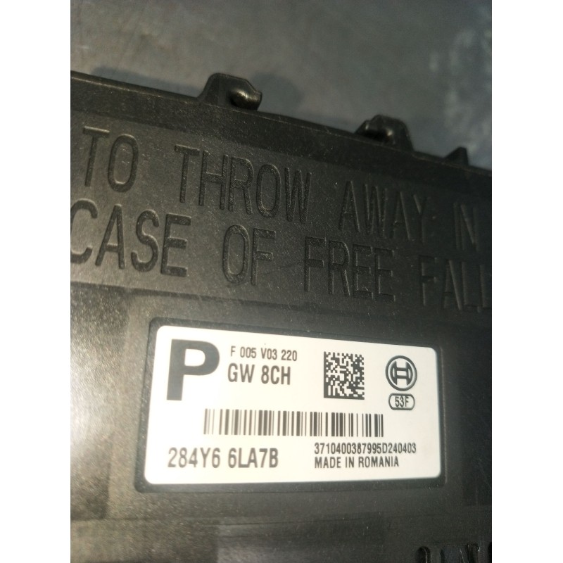 Recambio de modulo electronico para dacia sandero iii 1.0 tce 90 eco-g referencia OEM IAM 284Y66LA7B F005V03220 3710400387995D24