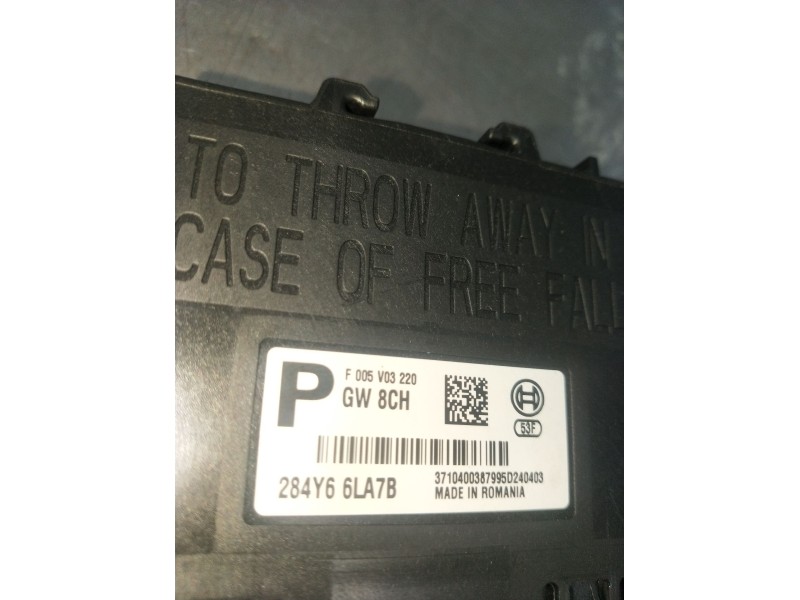 Recambio de modulo electronico para dacia sandero iii 1.0 tce 90 eco-g referencia OEM IAM 284Y66LA7B F005V03220 3710400387995D24