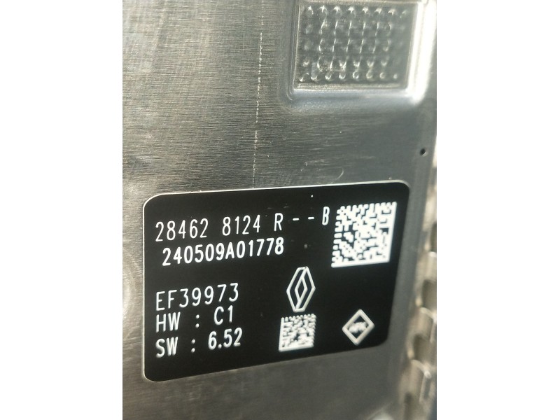 Recambio de modulo electronico para dacia sandero iii 1.0 tce 90 eco-g referencia OEM IAM 240509A01778 284628124R CAMARA