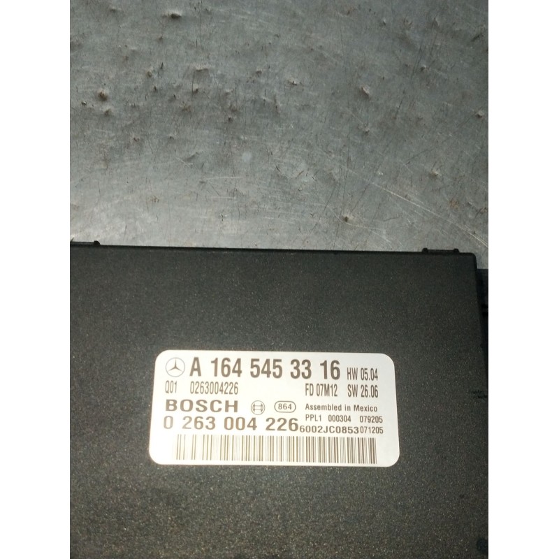 Recambio de modulo electronico para mercedes-benz clase m (w164) ml 320 cdi 4-matic (164.122) referencia OEM IAM A1645453316 026