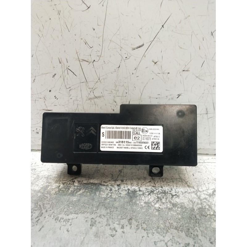 Recambio de modulo electronico para peugeot 3008 ii suv (mc_, mr_, mj_, m4_) 1.5 bluehdi 130 referencia OEM IAM 9831611580 50355