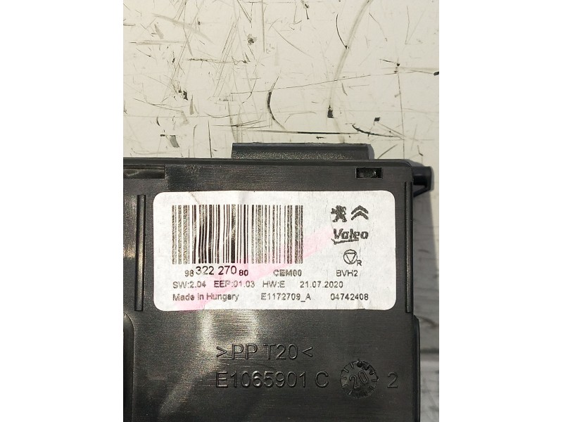 Recambio de modulo electronico para peugeot 3008 ii suv (mc_, mr_, mj_, m4_) 1.5 bluehdi 130 referencia OEM IAM 9832227080  