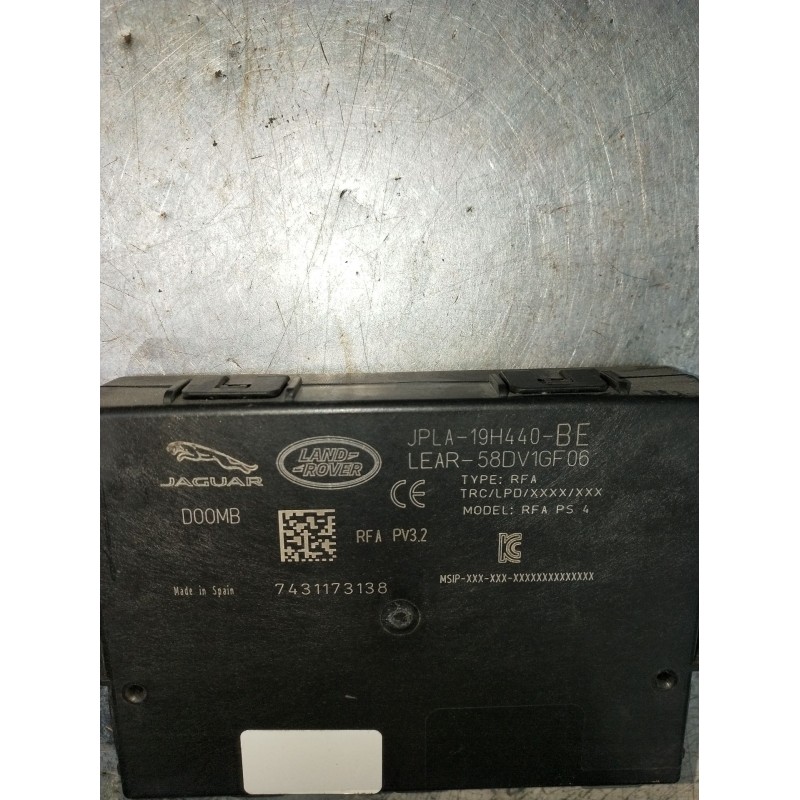 Recambio de modulo electronico para land rover discovery v (l462) 2.0 sd4 4x4 referencia OEM IAM JPLA19H440BE 58DV1GF06 2016