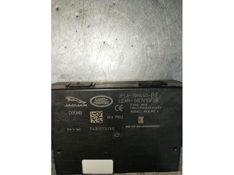 Recambio de modulo electronico para land rover discovery v (l462) 2.0 sd4 4x4 referencia OEM IAM JPLA19H440BE 58DV1GF06 2016