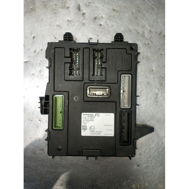 Recambio de modulo electronico para nissan qashqai ii (j11, j11_) 1.2 dig-t referencia OEM IAM 169955611348347 A2C9944720200 J11