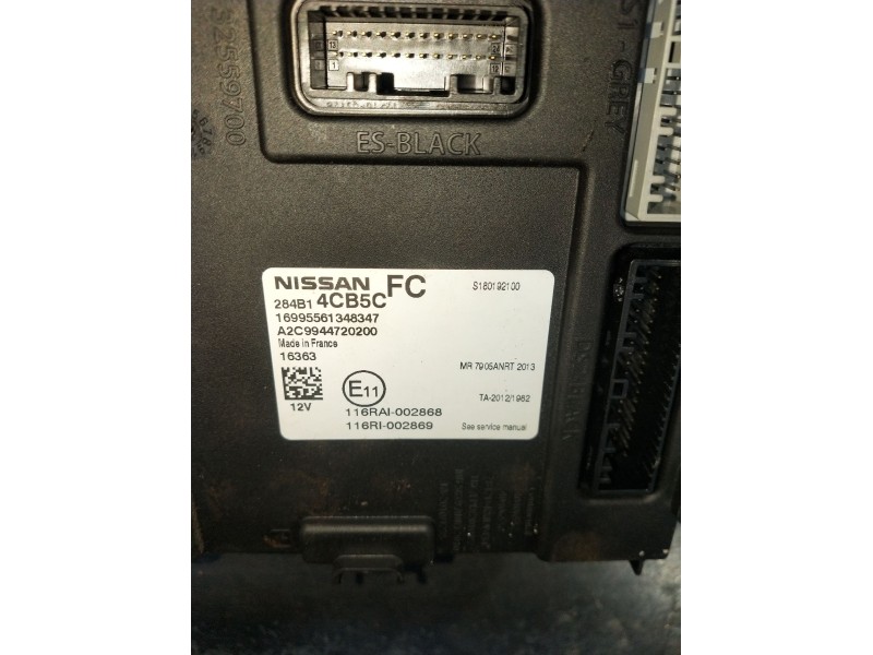 Recambio de modulo electronico para nissan qashqai ii (j11, j11_) 1.2 dig-t referencia OEM IAM 169955611348347 A2C9944720200 J11