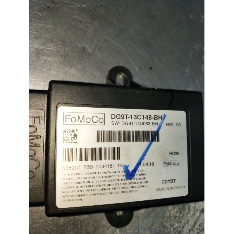 Recambio de modulo electronico para ford mondeo v sedán (cd) 2.0 hybrid referencia OEM IAM DG9T13C148BH 535207R59 053416100 2019