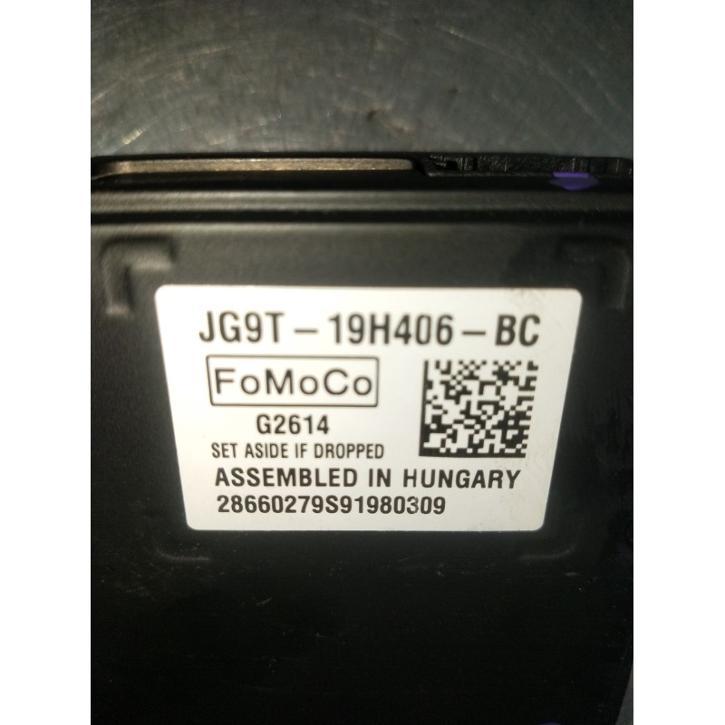 Recambio de modulo electronico para ford mondeo v sedán (cd) 2.0 hybrid referencia OEM IAM JG9T19H406BC CAMARA 2019