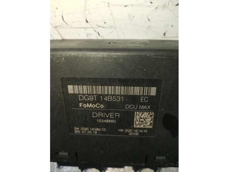 Recambio de modulo electronico para ford mondeo v sedán (cd) 2.0 hybrid referencia OEM IAM DG9T14B531 10348860 2019
