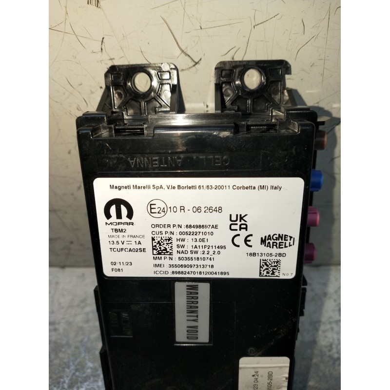 Recambio de modulo electronico para alfa romeo giulia (952_) 2.2 d q4 (952aha45, 952ama4) referencia OEM IAM 68498697AE 00522271