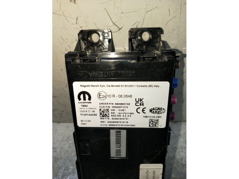 Recambio de modulo electronico para alfa romeo giulia (952_) 2.2 d q4 (952aha45, 952ama4) referencia OEM IAM 68498697AE 00522271