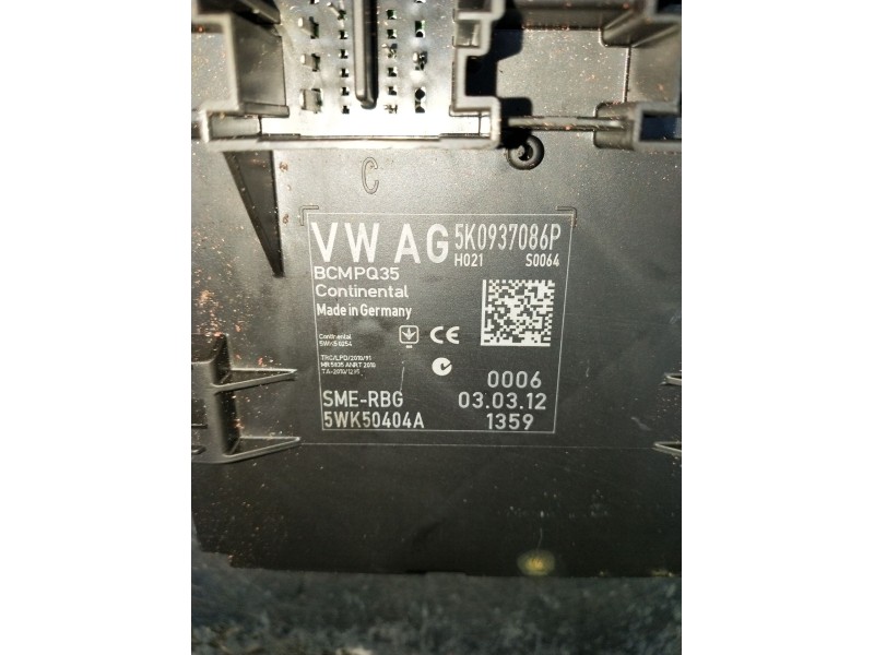 Recambio de modulo electronico para seat leon (1p1) style copa referencia OEM IAM 5K0937086P 5WK50404A 2008