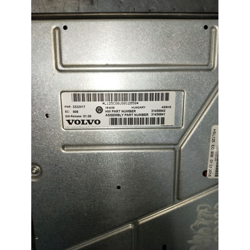 Recambio de modulo electronico para volvo xc40 (536) d4 awd referencia OEM IAM 3322017 31456942 AMPLIFICADOR DE SONIDO