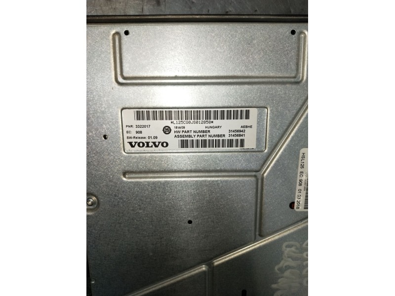 Recambio de modulo electronico para volvo xc40 (536) d4 awd referencia OEM IAM 3322017 31456942 AMPLIFICADOR DE SONIDO