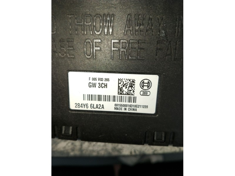 Recambio de modulo electronico para dacia spring ev (b6m1) referencia OEM IAM 284Y66LA2A F005V03265 GW3CH