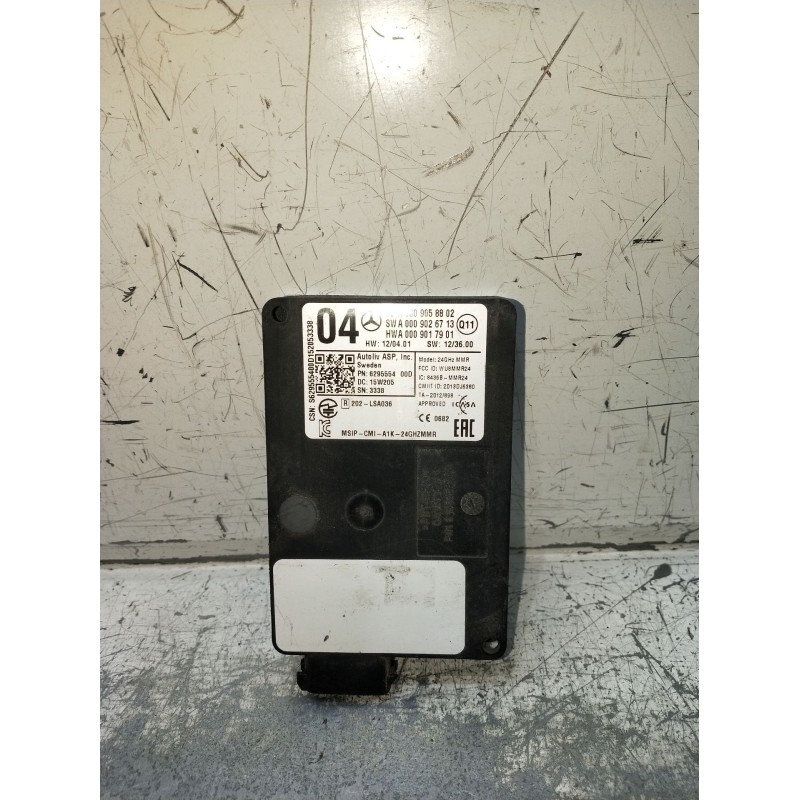Recambio de modulo electronico para mercedes-benz clase c (w205) c 400 4-matic (205.066) referencia OEM IAM A0009058802 A0009026