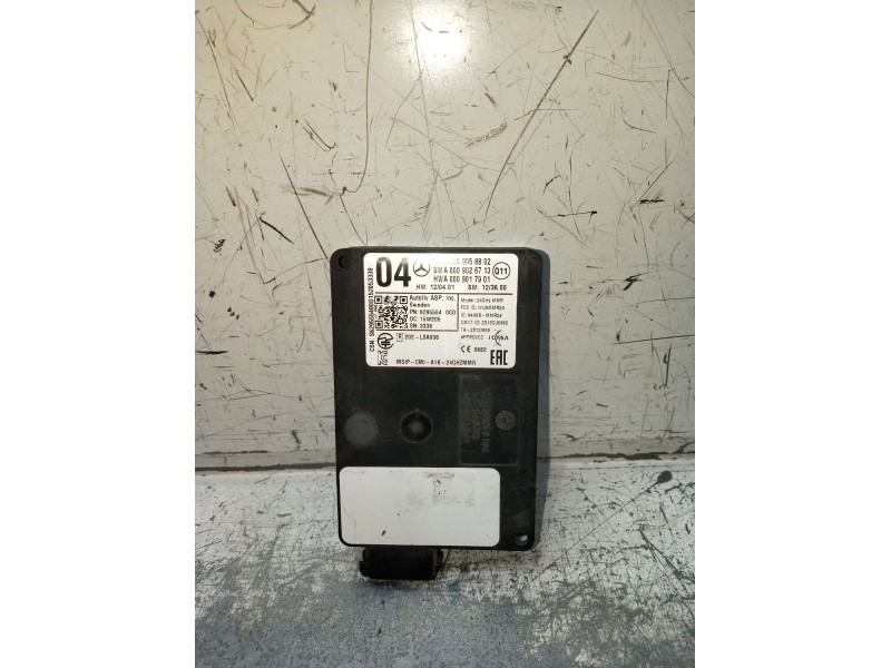 Recambio de modulo electronico para mercedes-benz clase c (w205) c 400 4-matic (205.066) referencia OEM IAM A0009058802 A0009026