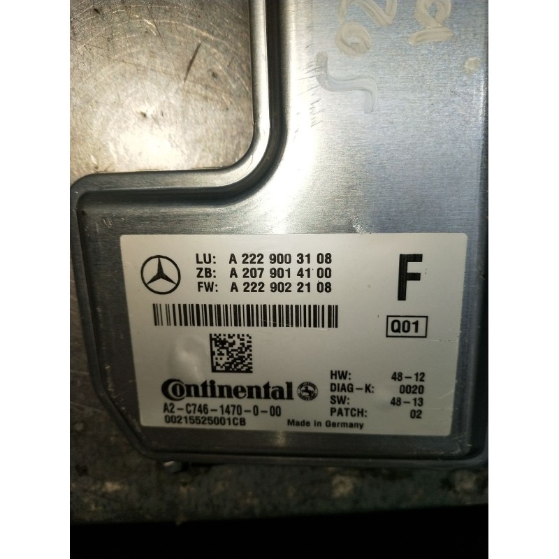 Recambio de modulo electronico para mercedes-benz clase c (w205) c 400 4-matic (205.066) referencia OEM IAM A2229003108 A2079014