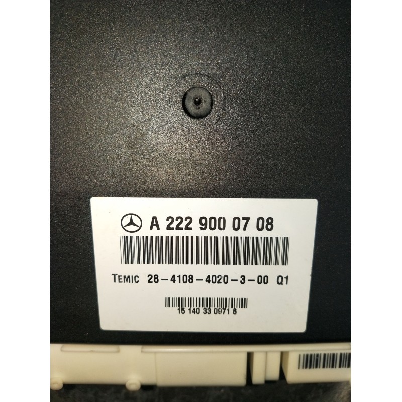Recambio de modulo electronico para mercedes-benz clase c (w205) c 400 4-matic (205.066) referencia OEM IAM A2229000708  