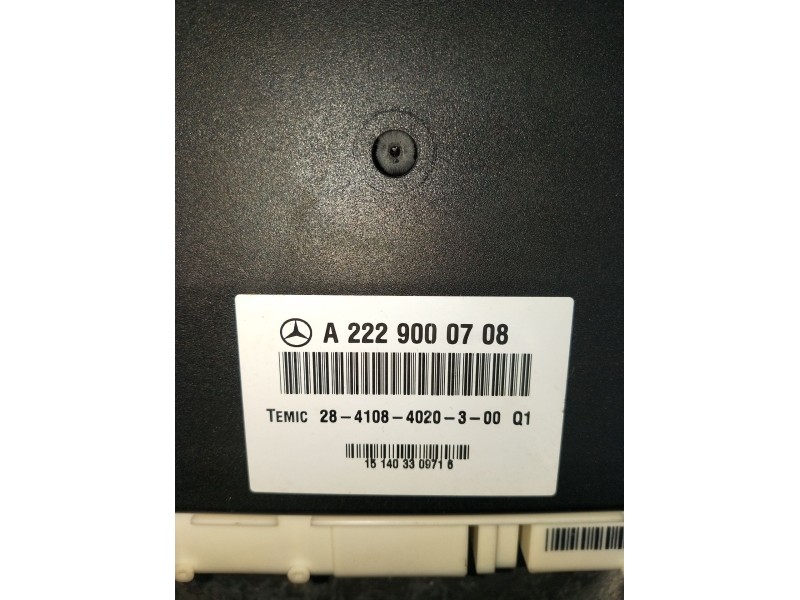 Recambio de modulo electronico para mercedes-benz clase c (w205) c 400 4-matic (205.066) referencia OEM IAM A2229000708  