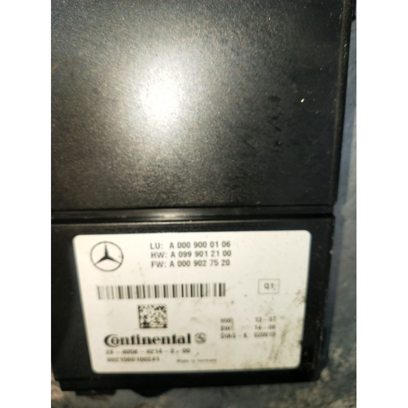 Recambio de modulo electronico para mercedes-benz clase c (w205) c 400 4-matic (205.066) referencia OEM IAM A0009000106 A0999012