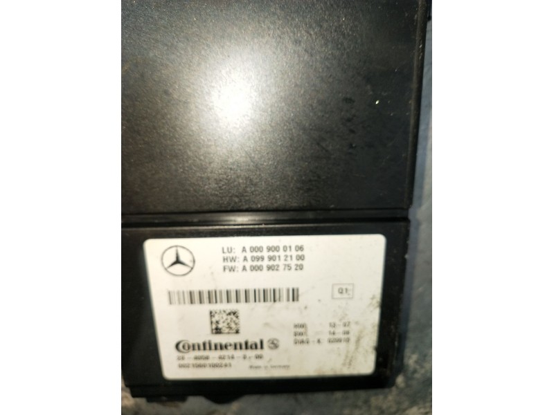 Recambio de modulo electronico para mercedes-benz clase c (w205) c 400 4-matic (205.066) referencia OEM IAM A0009000106 A0999012