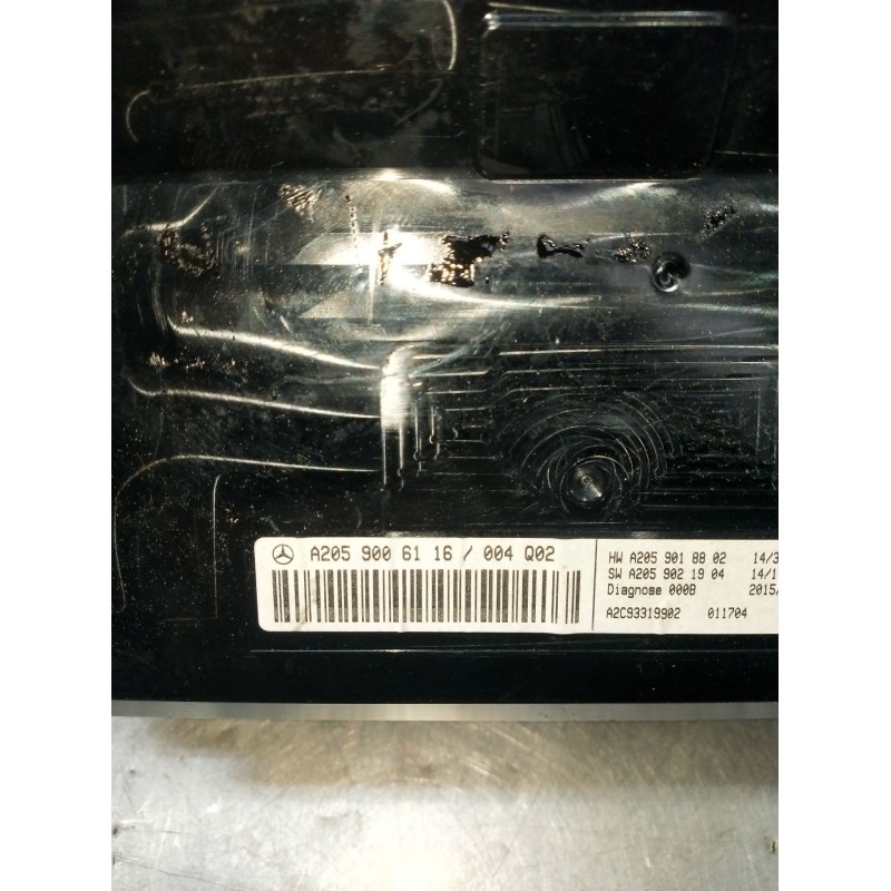 Recambio de modulo electronico para mercedes-benz clase c (w205) c 400 4-matic (205.066) referencia OEM IAM A2059006116 A2059018