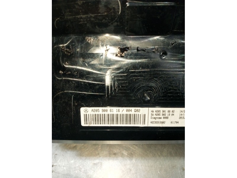 Recambio de modulo electronico para mercedes-benz clase c (w205) c 400 4-matic (205.066) referencia OEM IAM A2059006116 A2059018