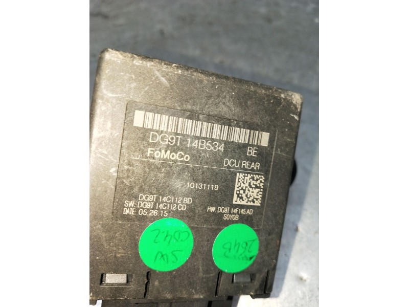 Recambio de modulo electronico para ford s-max (cj, wa6) 2.0 tdci referencia OEM IAM DG9T14B534BE DG9T14C112BD DG9T14C112CD 1013
