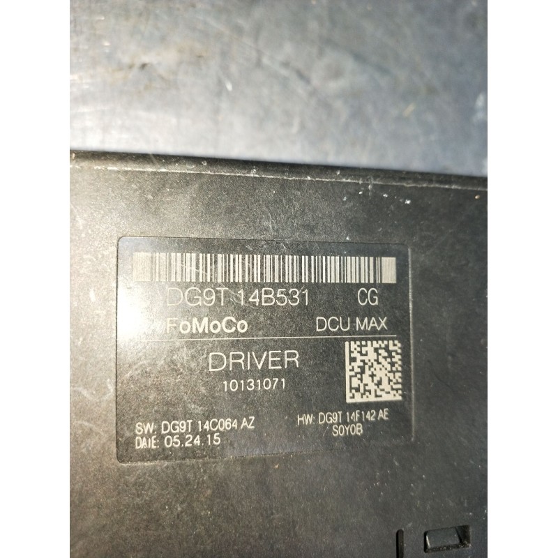 Recambio de modulo electronico para ford s-max (cj, wa6) 2.0 tdci referencia OEM IAM DG9T14B531CG 10131071 DG9T14C064AZ