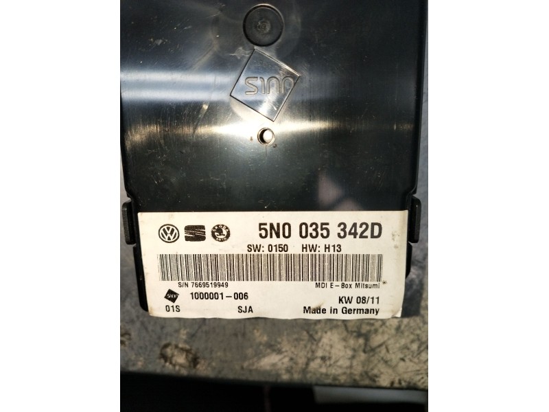 Recambio de modulo electronico para seat alhambra (710, 711) 2.0 tdi referencia OEM IAM 5N0035342D 7669519949 1000001006 11