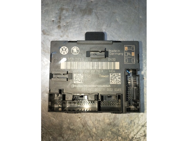 Recambio de modulo electronico para seat alhambra (710, 711) 2.0 tdi referencia OEM IAM 7N0959793E 7N0959793A 11