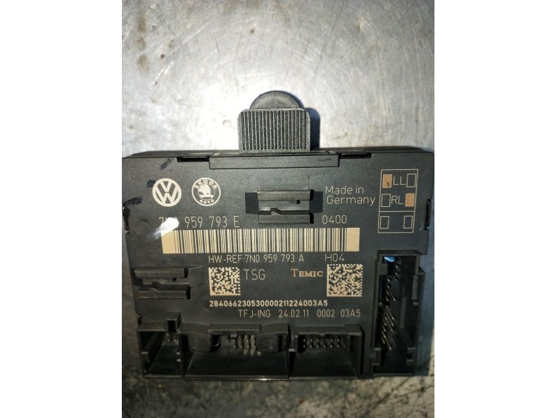 Recambio de modulo electronico para seat alhambra (710, 711) 2.0 tdi referencia OEM IAM 7N0959793E 7N0959793A 11