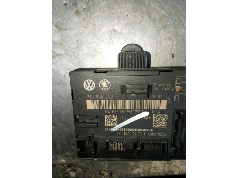 Recambio de modulo electronico para seat alhambra (710, 711) 2.0 tdi referencia OEM IAM 7N0959792E 7N0959792A 11